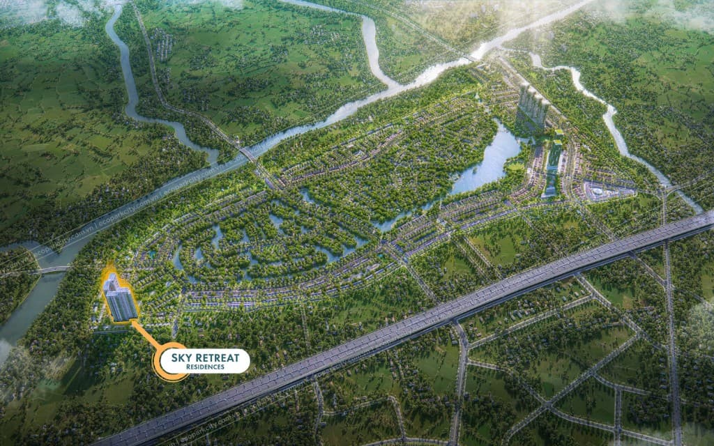 Vị trí Sky Retreat Residences trong masterplan Ecopark