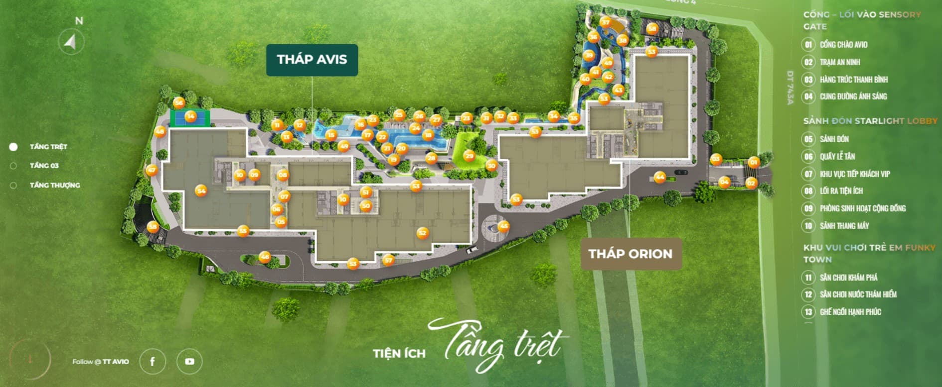 Mặt bằng tổng thể TT Genesis