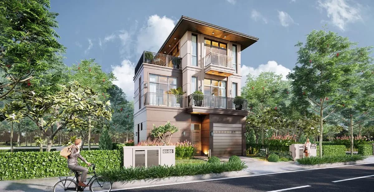 Thiết kế biệt thự Zeit River County Nhà Bè