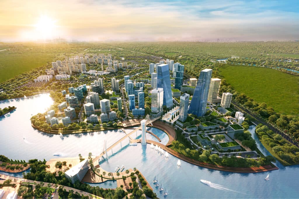Phối cảnh trung tâm Zeitgeist Nhà Bè