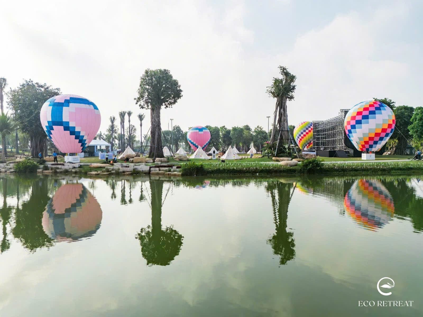 Ảnh thực tế sa bàn Eco Retreat