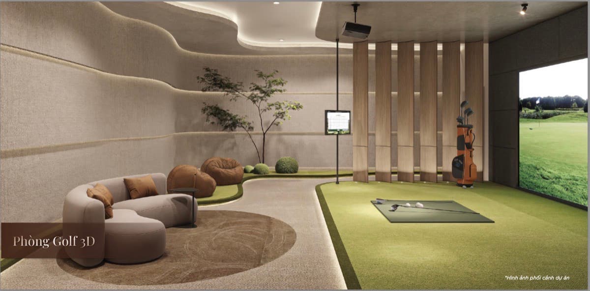 Phòng golf giả lập tại Vlasta Premier