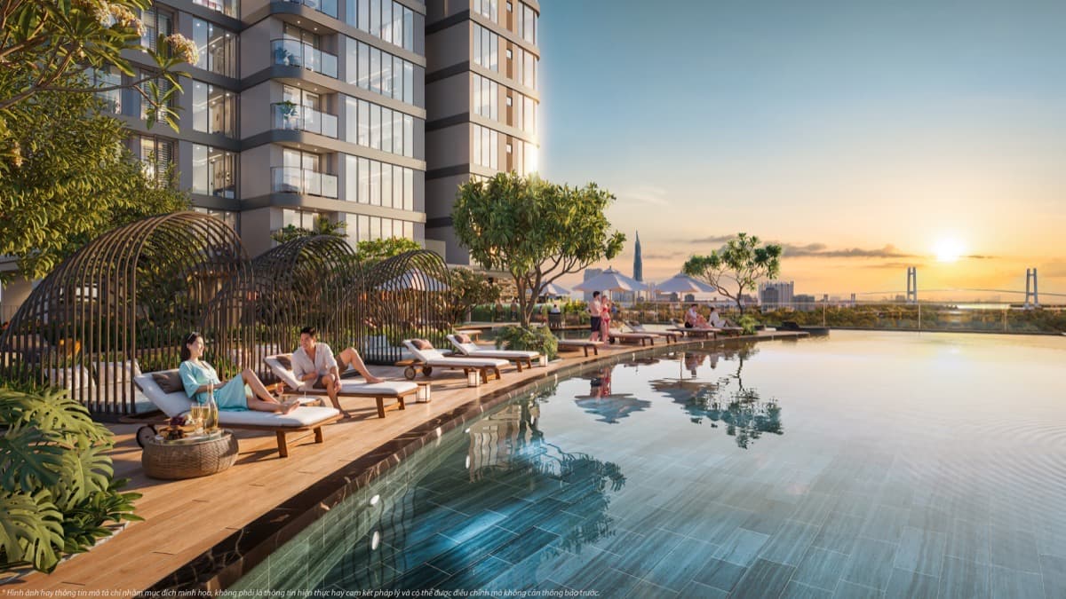 Hồ bơi và cảnh quan nghỉ dưỡng tại Vlasta Premier