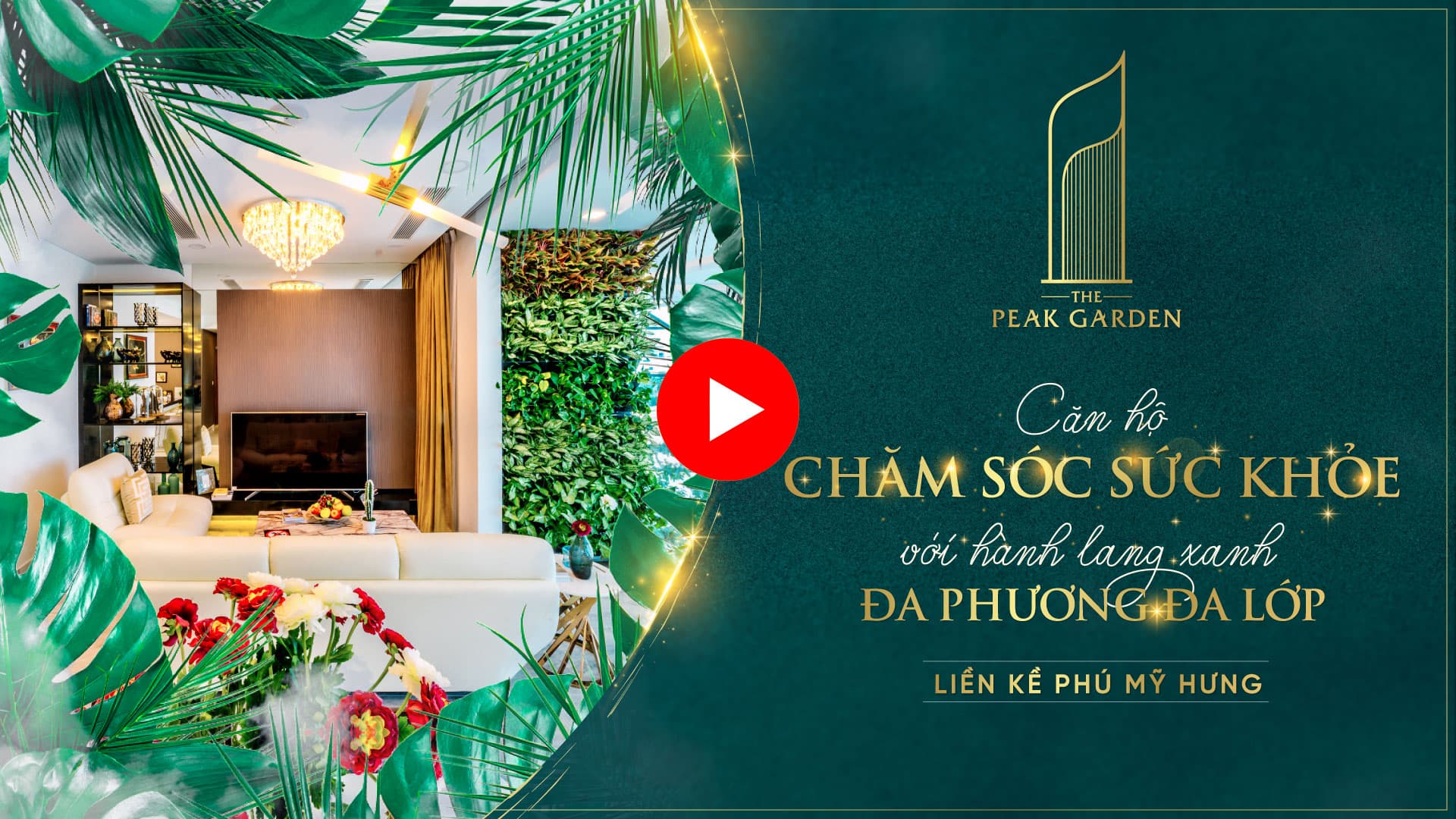Không gian căn hộ mẫu The Peak Garden