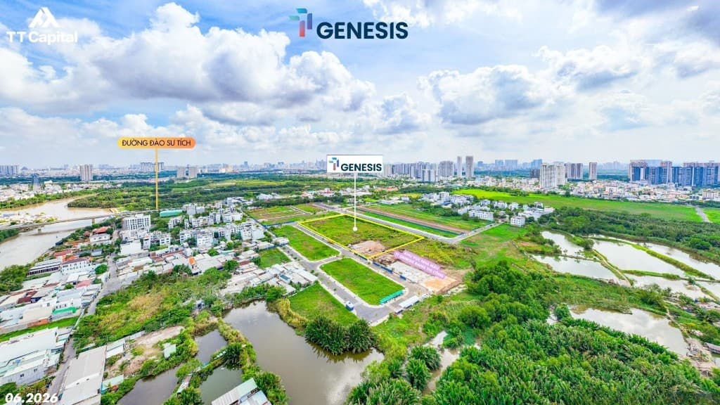 Tiến độ thực tế khu đất TT Genesis nhìn về Phú Mỹ Hưng